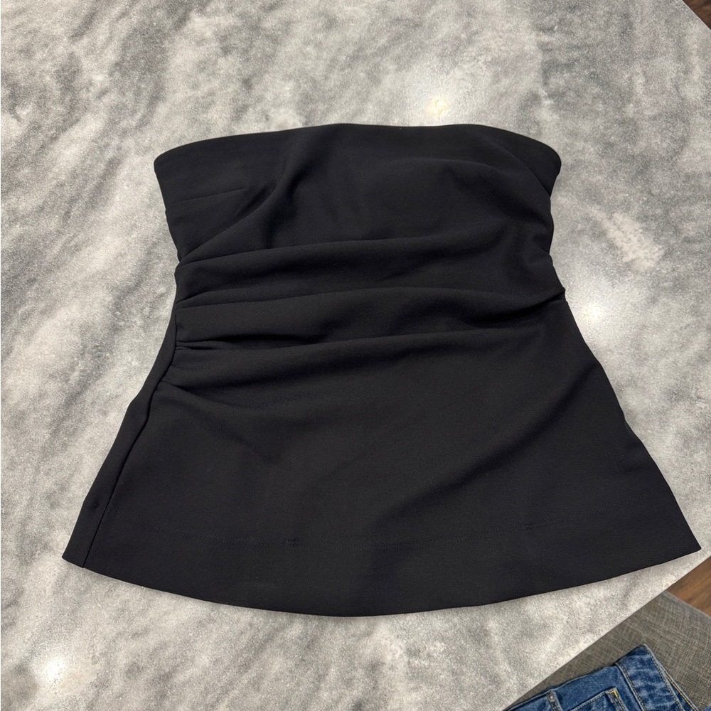 Viral Abercrombie Black Strapless Top